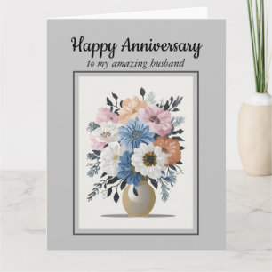 Flora Elegante Juntando Cartão de Aniversário