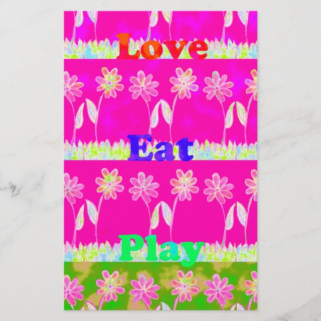 Flora Encantadora: Uma Sinfonia de Lindas Cores (Frente)