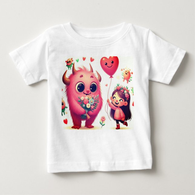 Flora the Friendly Monster T-Shirt (Frente)
