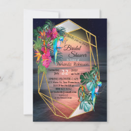 Flora Tropical Paraíso no Convite Sunset