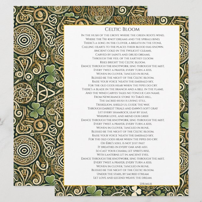 Floração Celta (Frente/Verso)