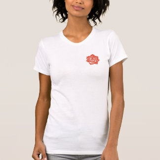 Floração Sutil – Camiseta Minimal Rose