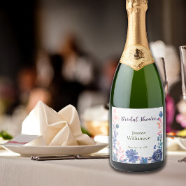 Florais Beijo Índigo Noivado Personalizado