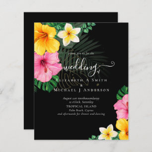 Florais de Casamento de Praia Tropical de Paraíso 