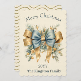 Florais de Natal com Arco Feliz Cartão de Natal