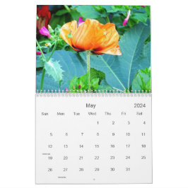 Florais do Jardim Inglês 2024 Calendário