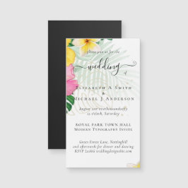 Florais Vibrantes de Casamento de Praia de Paraíso