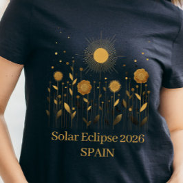 Floral 2026 Solar Eclipse T-Shirt