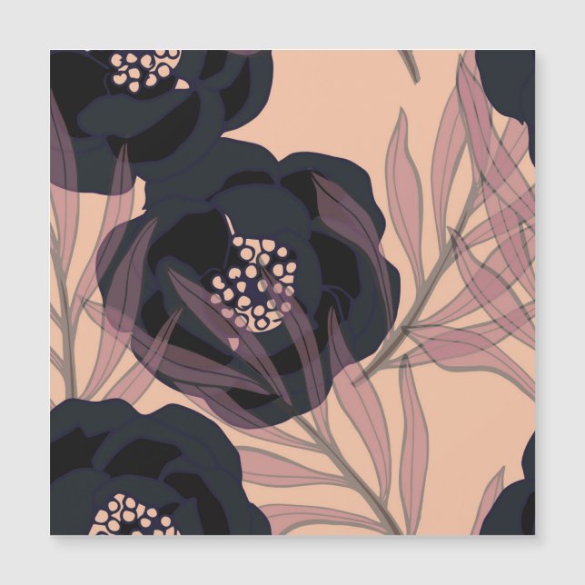 Floral abstrato elegância, fundo artístico. (Frente)