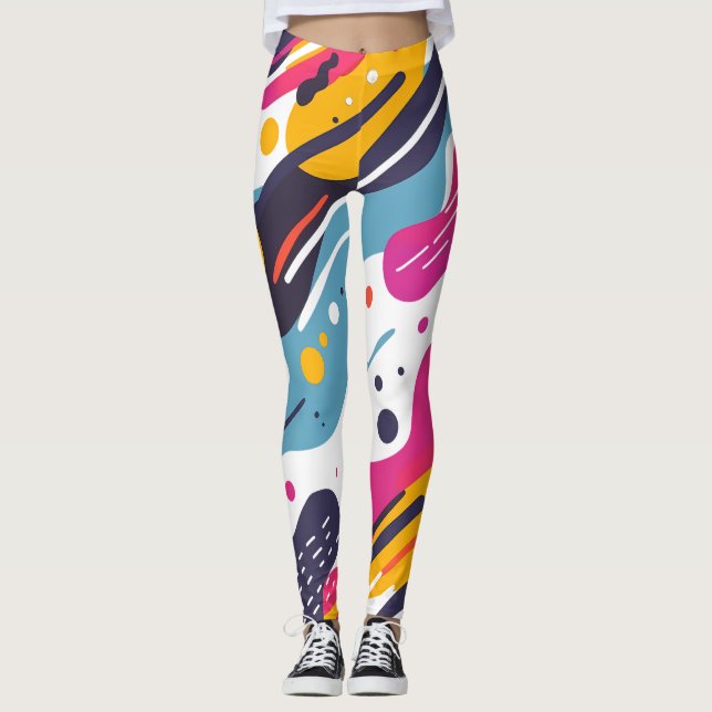 Floral All-Over Print Leggings (Frente)