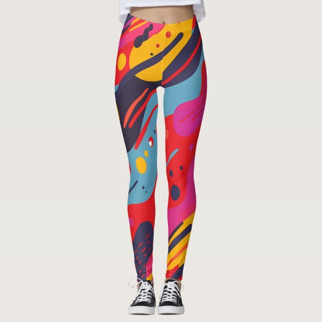 Floral All-Over Print Leggings (Frente)