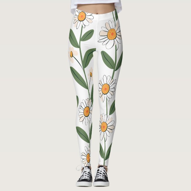 Floral All-Over Print Leggings (Frente)
