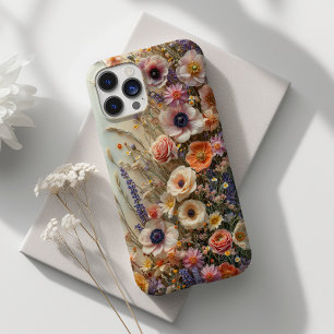 Floral Artístico De Flor Selvagem Pressionado