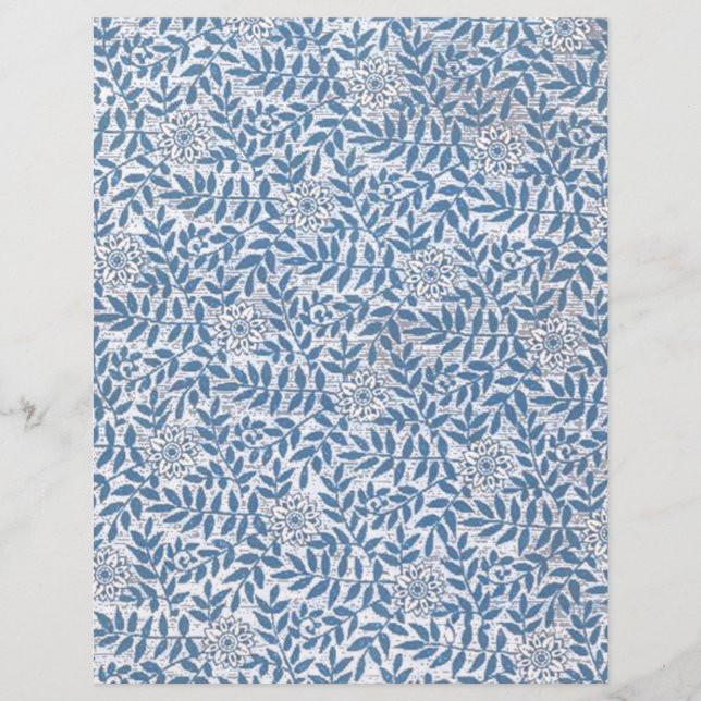 FLORAL AZUL ELEGANTE (Frente)