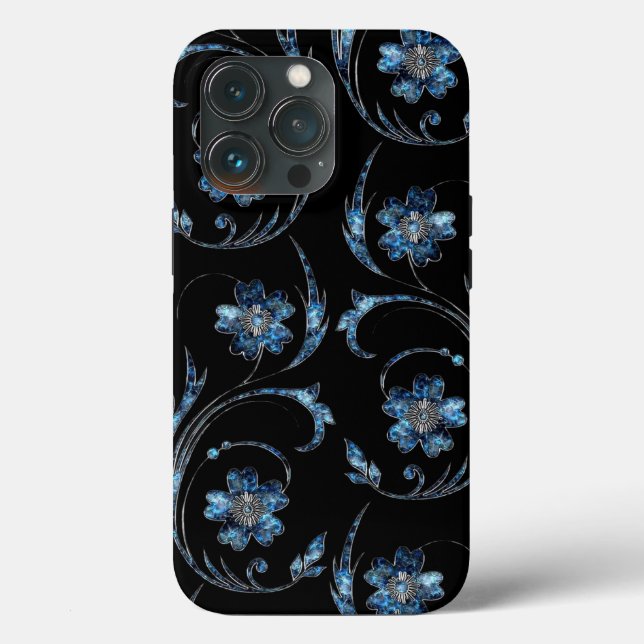 Floral Azul-Prévia (Verso)