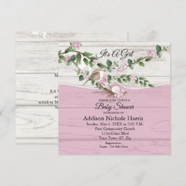 Floral Baby Girl Chá Whitewash Barn Madeira