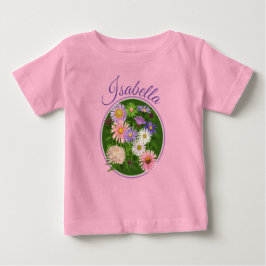 Floral Baby top - T-Shirt romântico, rosa-boêmico