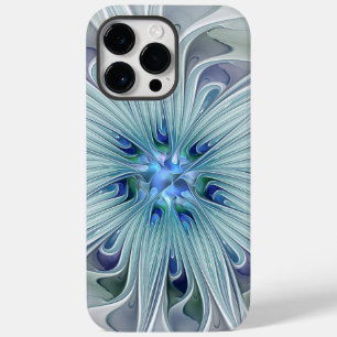 Floral Beauty Abstrato Modern Blue Pastel Flower