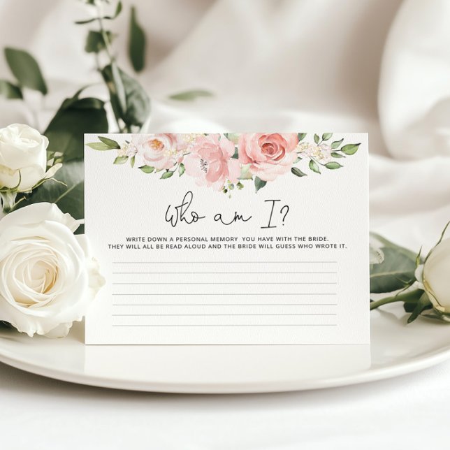 Floral blush Quem sou eu jogo de chá de panela (Criador carregado)