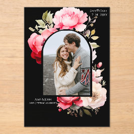 Floral Boho Save the Date