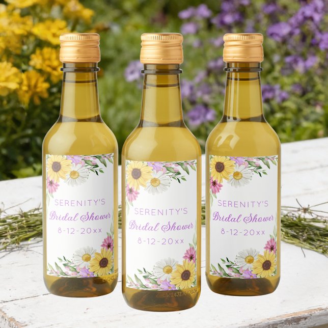 Floral Boho Sunflower Daisy Bridal Shower (Criador carregado)