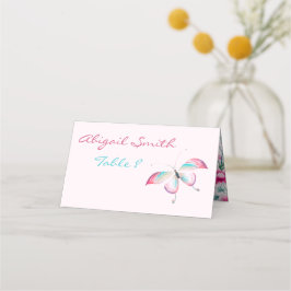 Floral & Borboletas Chinoiserie - Cartões de Posiç