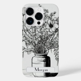 Floral Botânico de Flor Selvagem Personalizado