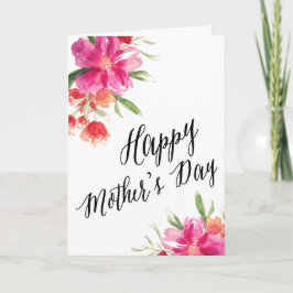 Floral Brilhante | Cartão do Dia das Mães