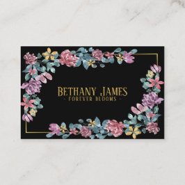 Floral - Cartão de visita