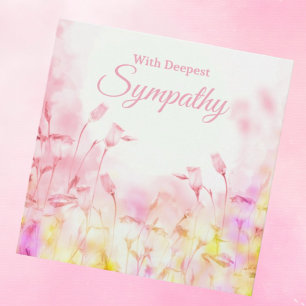 Floral Colorido de Formas Rosa Suave