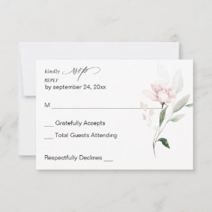 Floral Cor-de-rosa e Eucalyptus sem RSVP 2 de Refe
