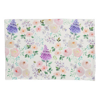 Floral de Aquarela Branca de Neve