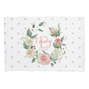 Floral de Bebezinha Rosa de Cor Água