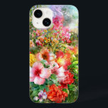 Floral de Cor de Água Colorida bonito<br><div class="desc">Arte de Primavera de Aquarela da Flor de Fundo</div>