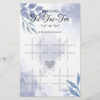 Floral De Jogo De Mesa Decorativo Tic-Tac-Toe