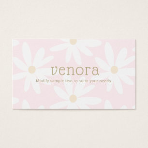 Floral de margarida rosa-branca