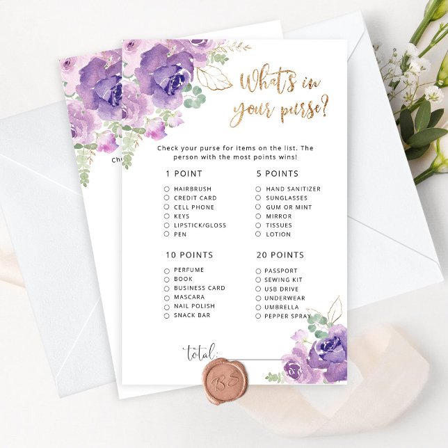 Floral de ouro roxo que está no seu jogo de bolsa (Criador carregado)