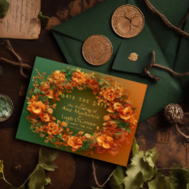 Floral De Outono De Druid, Elegante, Salve A Data