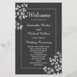 Floral de Prata Moderna