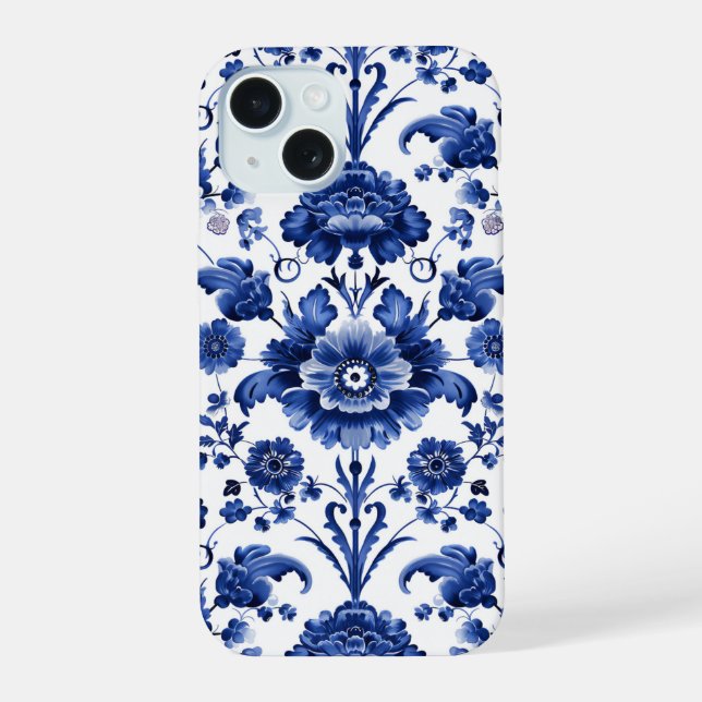 Floral Delft Blue (Verso)