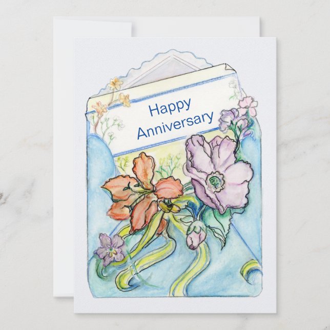 Floral Delivery Flat Card Personalize (Frente)