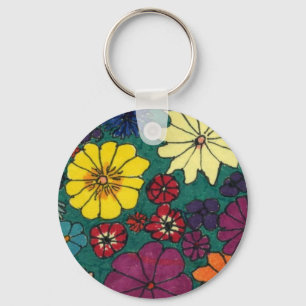 Floral Divertido nº 1 Chaveiro Floral