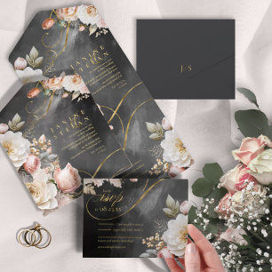 Floral Drama Wedding Charcarboneto ID1022