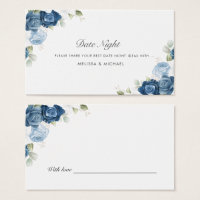 Floral Dusty Blue Greenery