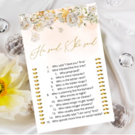 Floral Ele Disse Que Disse Adivinha Quem Disse O J