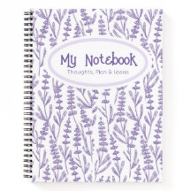 Floral Elegante Roxo-Lavanda Personalizado