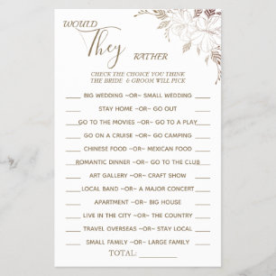 Floral Eles poderiam Preferencialmente cartão de 