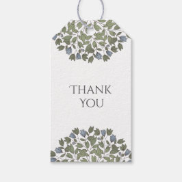 Floral Encantador Obrigado Etiquetas De Presente P
