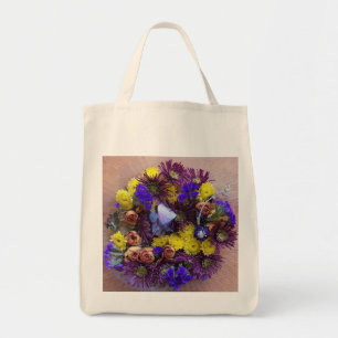 Floral Fantasy Grocery Bolsa