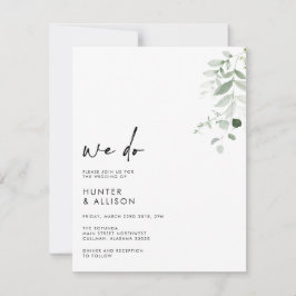Floral Fazemos Convite De Casamento